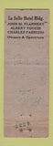Matchbook Cover - La Salle Restaurant Cigars Hotel Pueblo Colroado WEAR