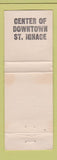 Matchbook Cover - Blue Isle Inn St Ignace MI WEAR