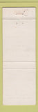 Matchbook Cover - Tony Parker's Restaurant Middleboro MA