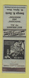 Matchbook Cover - George Davis Grocery West Upton MA WEAR