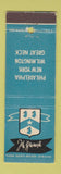 Matchbook Cover - John Wannamaker Stores Philadelphia New York City