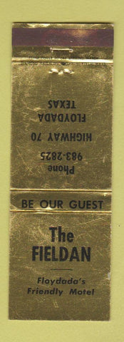 Matchbook Cover - The Fieldan Motel Floydada TX WEAR