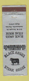 Matchbook Cover - Black Angus Steak House Jacksonville FL WEAR