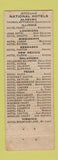 Matchbook Cover - Hotel Laguna Cisco TX