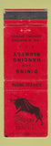 Matchbook Cover - Brave Bull Restaurant Medford OR WEAR