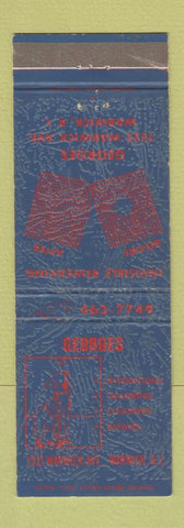 Matchbook Cover - Georges Tailor Warwick RI