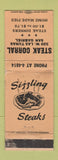 Matchbook Cover - Steak Corral Restaurant San Gabriel CA WEAR