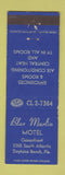 Matchbook Cover - Blue Marlin Motel Daytona Beach FL