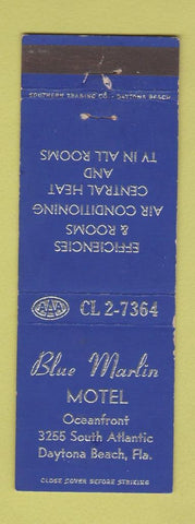 Matchbook Cover - Blue Marlin Motel Daytona Beach FL
