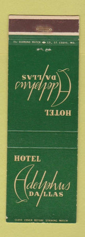 Matchbook Cover - Hotel Adolphus Dallas TX
