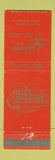 Matchbook Cover - Uptowner Inn Clarksburg WV WEAR ORANGE