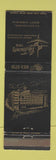 Matchbook Cover - Uptowner Inn Clarksburg WV WEAR BLACK