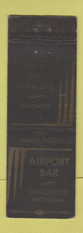 Matchbook Cover - Airport Bar Charlevoix MI WEAR
