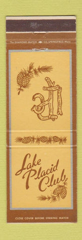 Matchbook Cover - Lake Placid Club NY