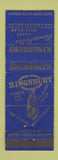 Matchbook Cover - Kingsbury Ties Dallas TX