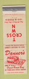 Matchbook Cover - Danner's Restaurant Roast Beef Tulsa OK