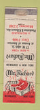 Matchbook Cover - Mr Richard Milwaukee WI New York City WORN