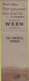 Matchbook Cover - WKBN CBS Youngstown OH WORN