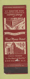 Matchbook Cover Reed Morris Birmingham AL Hotel Senator New Orleans LA WEAR