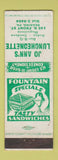Matchbook Cover - Jo Ann's Luncheonette Reading PA BBQ