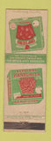 Matchbook Cover - Chip Steaks Keystone Pittsburgh PA hamburger WEAR