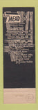 Matchbook Cover - Hotel Mead Wisconsin Rapids WI