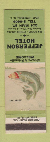 Matchbook Cover - Jefferson Hotel Port Jefferson NY