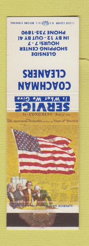 Matchbook Cover - Coachman Cleaners WORN