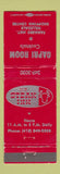 Matchbook Cover - Capri Room Steak Inn Hillsdale Farmers Market Portland? OR