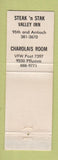 Matchbook Cover - Steak n Stak Restaurant Lexana KS