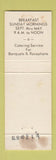 Matchbook Cover - Friendship Hook and Ladder Boyertown PA WEAR