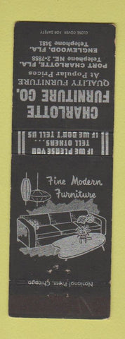 Matchbook Cover - Charlotte Furniture Englewood Port Charlotte FL