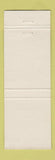 Matchbook Cover - Food Facilities Management Restaurants