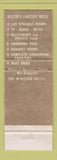 Matchbook Cover - The Gondolier Hotel Austin TX WORN