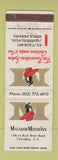 Matchbook Cover - Matador Motor Inn Columbia SC WEAR