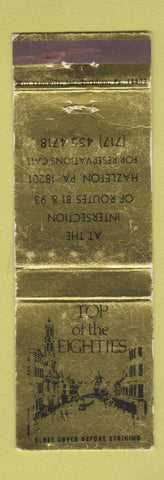 Matchbook Cover - Top of the Eighties Hazleton PA WEAR