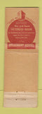 Matchbook Cover - Hillcrest Hotel Toledo OH Victorian Room WEAR