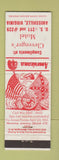 Matchbook Cover - Clevenger's Motel Amissville VA Perkins Americana