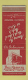 Matchbook Cover - Hotel Warner Warren OH