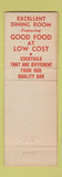 Matchbook Cover - Hotel Warner Warren OH