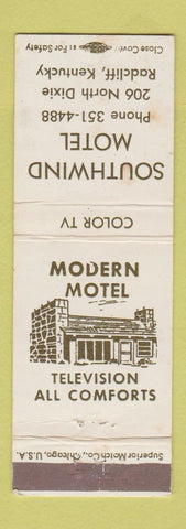 Matchbook Cover - Southwind Motel Radcliff KY WEAR