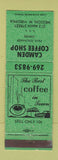 Matchbook Cover - Camden Coffee Shop Weston WV