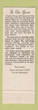 Matchbook Cover - Reliance Motel Chatham MA