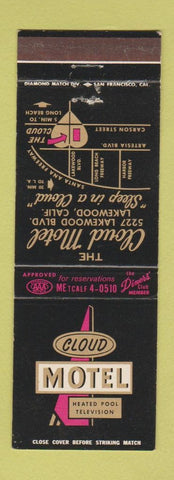 Matchbook Cover - Cloud Motel Lakewood CA