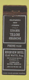 Matchbook Cover - Riverview Hotle Danville PA WEAR