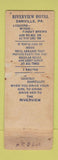 Matchbook Cover - Riverview Hotle Danville PA WEAR