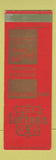 Matchbook Cover - Lefton's Restaurant Deli University Heights OH SAMPLE WEAR