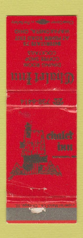 Matchbook Cover - Chalet Inn Wapakoneta OH POOR STRIKER