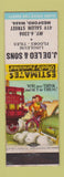 Matchbook Cover - J De Leo Sons Flooring Medford MA