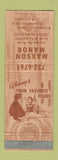 Matchbook Cover - Maxson Manor Oregon IL restaurant